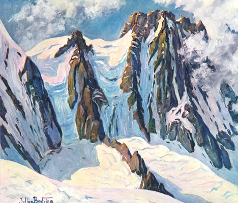 Julien Bouvier Chambéry peintre Chamonix